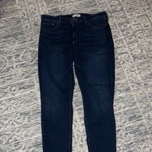 Loft Curvy Skinny Crop Denim Jeans
